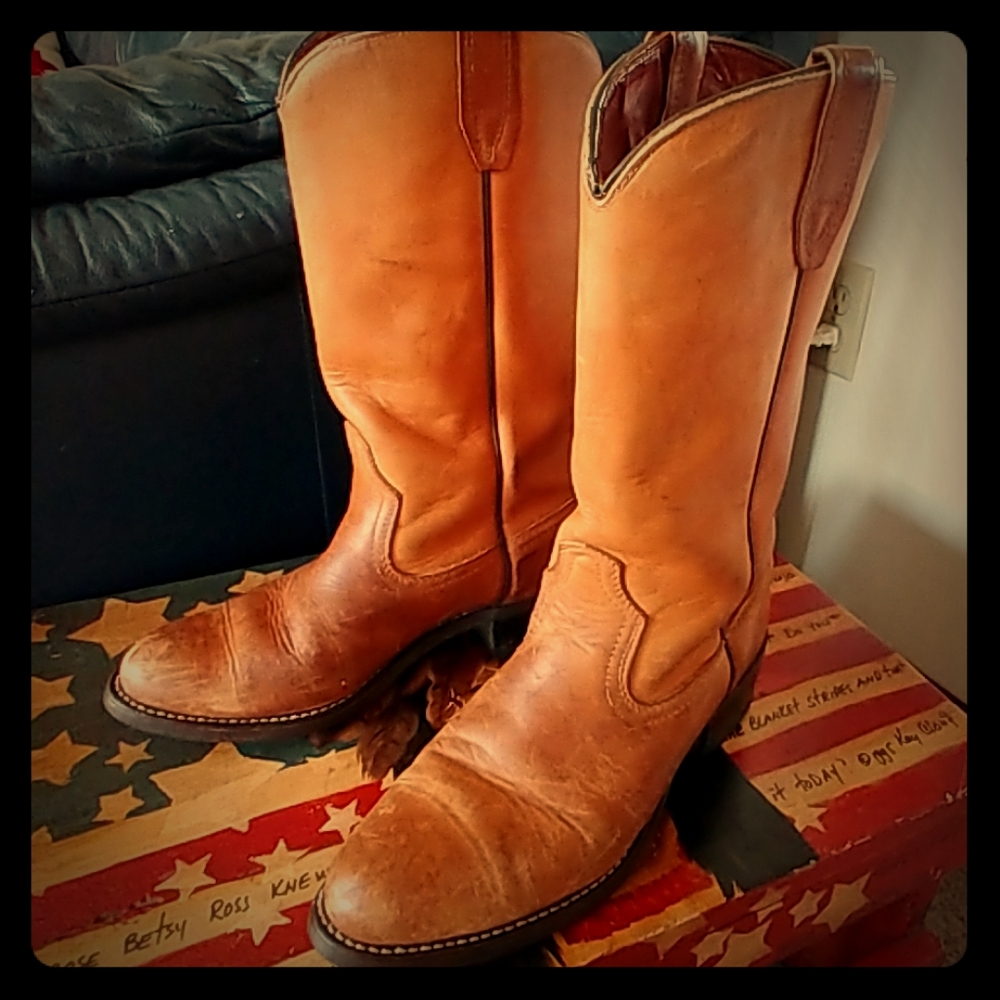Circle A vintage cowboy boots